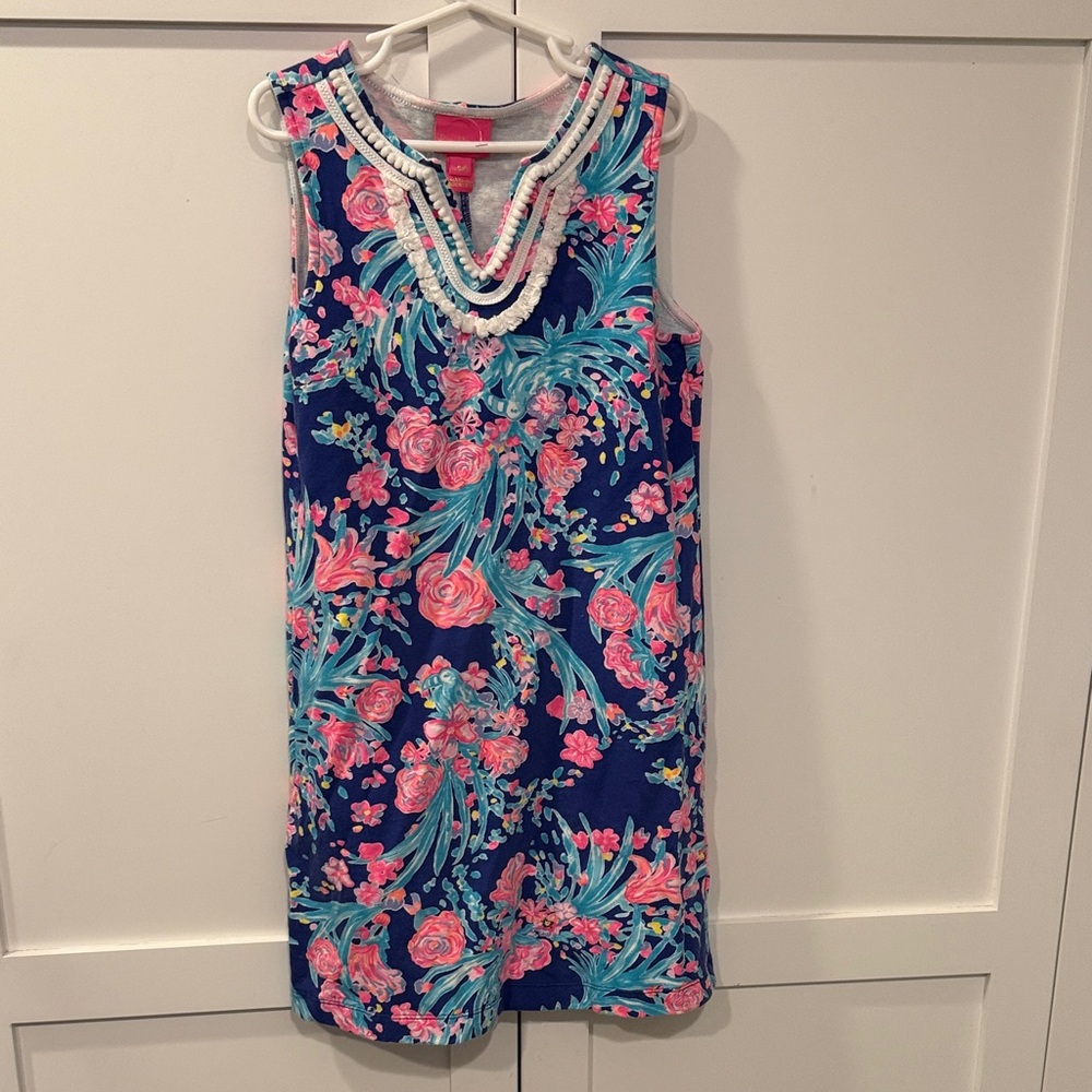 Lilly Pulitzer Pink and Blue Floral Dress